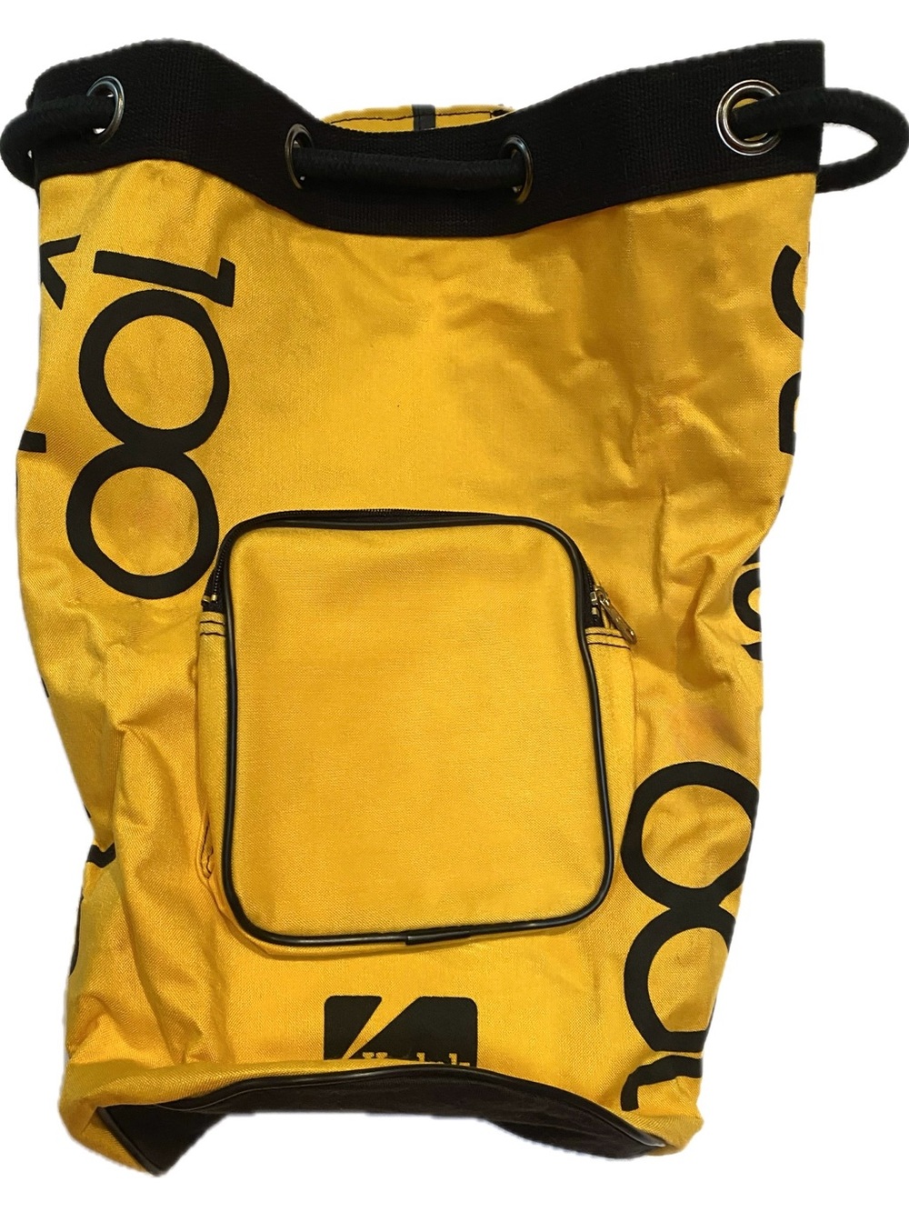 Vintage Kodak Kodacolor VR-G Film Beach Tote Bag 1980s Canvas - Rare Retro Promo
